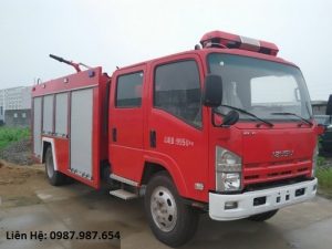 xe cứu hỏa isuzu 5 khối nhập khẩu